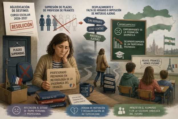 La lamentable situación de la enseñanza del francés como segundo idioma en Andalucía