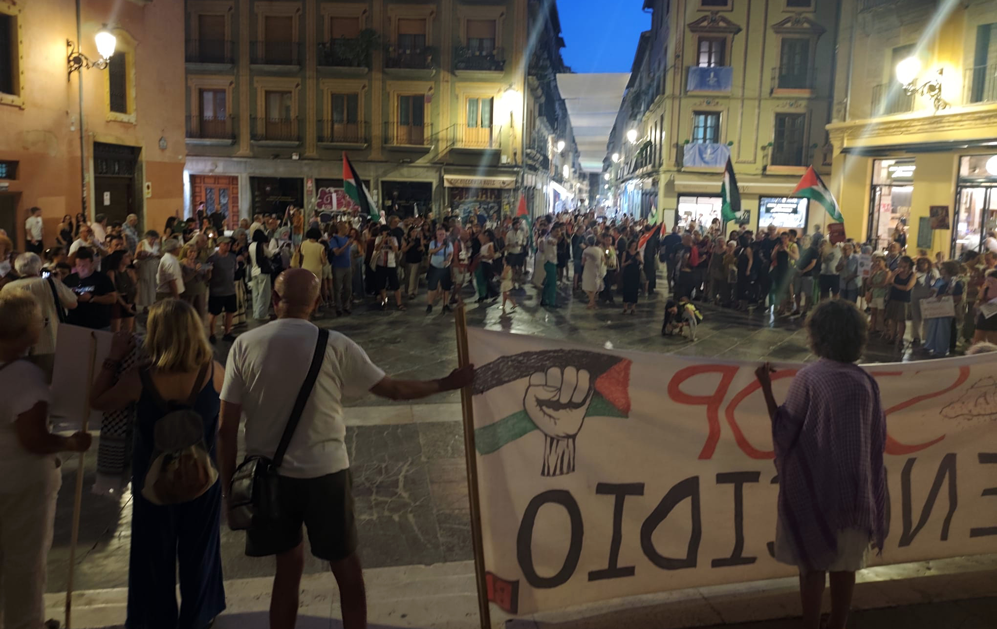 Marcha silenciosa y nocturna ‘Gaza sigue sangrando’
